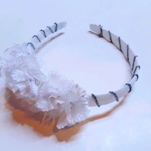 Flower silk tiara